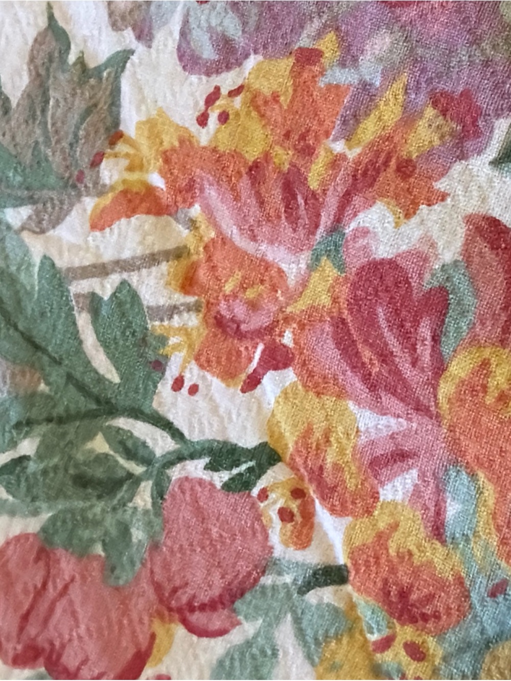 Ralph Lauren South Hampton Coastal Floral King Duvet Cover-Cotton 1990's - Picture 4 of 8